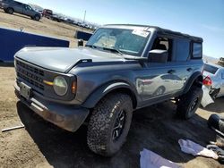 Salvage cars for sale at Brighton, CO auction: 2021 Ford Bronco Base