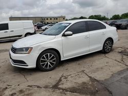 Salvage cars for sale at Wilmer, TX auction: 2017 Volkswagen Jetta SE