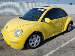 Volkswagen new Beetle gls salvage cars for sale: 2002 Volkswagen New Beetle GLS
