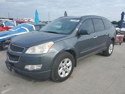 Salvage cars for sale from Copart Grand Prairie, TX: 2010 Chevrolet Traverse LS