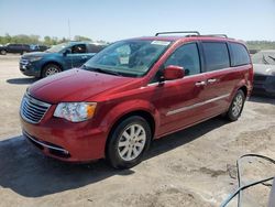Salvage cars for sale from Copart Cahokia Heights, IL: 2015 Chrysler Town & Country Touring