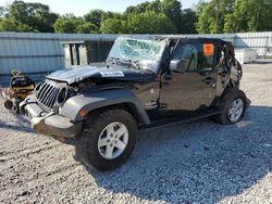 Salvage cars for sale at Augusta, GA auction: 2016 Jeep Wrangler Unlimited Sport