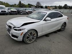 Salvage cars for sale at Vallejo, CA auction: 2016 BMW 228 I Sulev