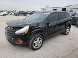 Salvage cars for sale from Copart Kansas City, KS: 2017 Ford Escape S