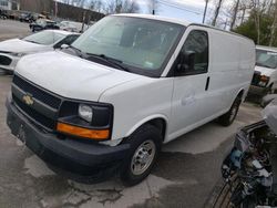 Salvage trucks for sale at North Billerica, MA auction: 2017 Chevrolet Express G2500