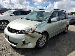 Salvage cars for sale from Copart Sacramento, CA: 2009 Toyota Sienna XLE