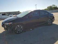 Honda salvage cars for sale: 2015 Honda Civic EX