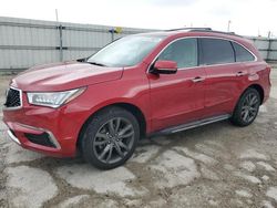 Salvage cars for sale at Walton, KY auction: 2019 Acura MDX Advance