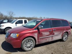 Salvage cars for sale at Des Moines, IA auction: 2014 Chrysler Town & Country Touring L