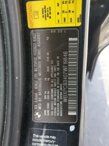 2007 BMW X3 3.0SI