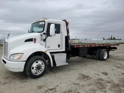 Salvage trucks for sale at Fresno, CA auction: 2015 Kenworth Construction T270