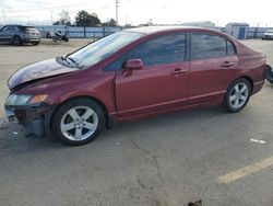 Honda Civic EX salvage cars for sale: 2006 Honda Civic EX