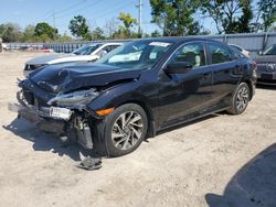 Salvage cars for sale from Copart Riverview, FL: 2017 Honda Civic EX