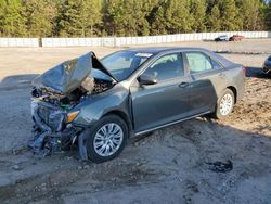 Salvage cars for sale from Copart Gainesville, GA: 2012 Toyota Camry Base