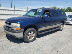 Salvage cars for sale at Lumberton, NC auction: 2001 Chevrolet Suburban K1500