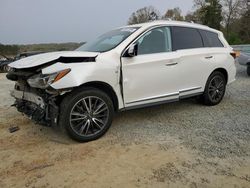 Salvage cars for sale at Concord, NC auction: 2016 Infiniti QX60