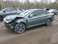 Salvage cars for sale from Copart Bowmanville, ON: 2019 Volkswagen Jetta SEL Premium