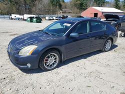 Salvage cars for sale at Mendon, MA auction: 2004 Nissan Maxima SE