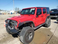 Jeep salvage cars for sale: 2016 Jeep Wrangler Unlimited Sport