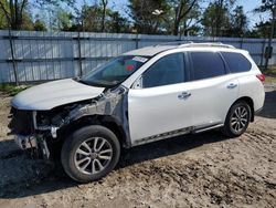 Salvage cars for sale at Hampton, VA auction: 2015 Nissan Pathfinder S