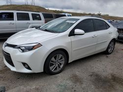Salvage cars for sale from Copart Littleton, CO: 2015 Toyota Corolla ECO