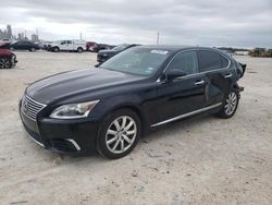 Salvage cars for sale from Copart New Braunfels, TX: 2014 Lexus LS 460