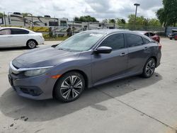 Honda salvage cars for sale: 2016 Honda Civic EX