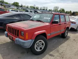 Salvage cars for sale at Bridgeton, MO auction: 2001 Jeep Cherokee Sport