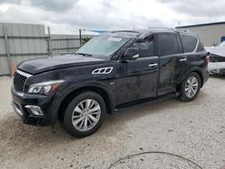 Salvage cars for sale at Arcadia, FL auction: 2017 Infiniti QX80 Base