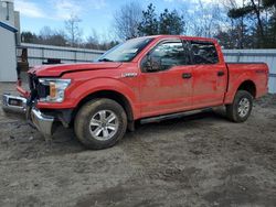 Salvage cars for sale at Lyman, ME auction: 2018 Ford F150 Supercrew