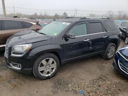 Salvage cars for sale at North Billerica, MA auction: 2017 GMC Acadia Limited SLT-2