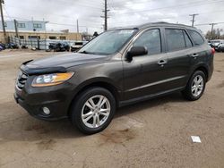 Hyundai Santa FE salvage cars for sale: 2011 Hyundai Santa FE Limited