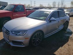 Salvage cars for sale at Elgin, IL auction: 2018 Audi S4 Premium Plus