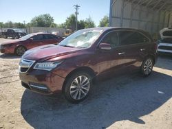 Salvage cars for sale from Copart Midway, FL: 2014 Acura MDX Technology