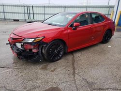 Salvage cars for sale at Chicago Heights, IL auction: 2022 Toyota Camry XSE