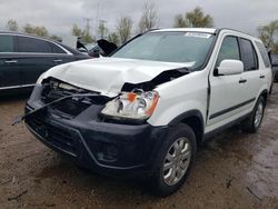 Salvage cars for sale from Copart Elgin, IL: 2005 Honda CR-V EX