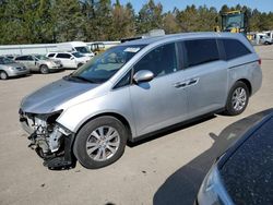 Honda Odyssey exl salvage cars for sale: 2015 Honda Odyssey EXL