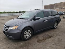 Salvage cars for sale from Copart Fredericksburg, VA: 2014 Honda Odyssey EXL