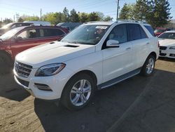 Salvage cars for sale from Copart Denver, CO: 2013 Mercedes-Benz ML 350