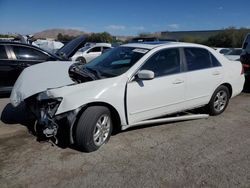 Salvage cars for sale at Las Vegas, NV auction: 2007 Honda Accord EX