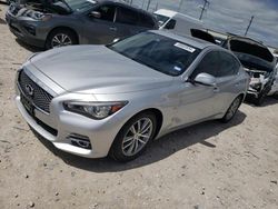 Salvage cars for sale from Copart Haslet, TX: 2015 Infiniti Q50 Base