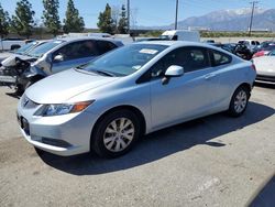 Vehiculos salvage en venta de Copart Rancho Cucamonga, CA: 2012 Honda Civic LX