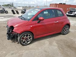 Salvage cars for sale from Copart Homestead, FL: 2013 Fiat 500 Sport