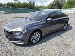 Honda salvage cars for sale: 2018 Honda Accord LX