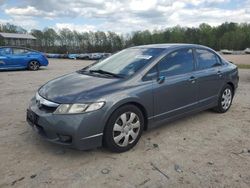 Salvage cars for sale from Copart Charles City, VA: 2011 Honda Civic LX