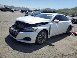 Salvage cars for sale from Copart Colton, CA: 2021 Honda Accord Hybrid EX