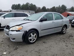 Salvage cars for sale from Copart Mendon, MA: 2005 Toyota Corolla CE