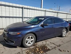 Salvage cars for sale from Copart Littleton, CO: 2017 Chevrolet Malibu LS