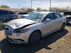 Salvage cars for sale at Columbus, OH auction: 2018 Ford Fusion TITANIUM/PLATINUM
