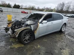 Salvage cars for sale at Windsor, NJ auction: 2007 BMW 750